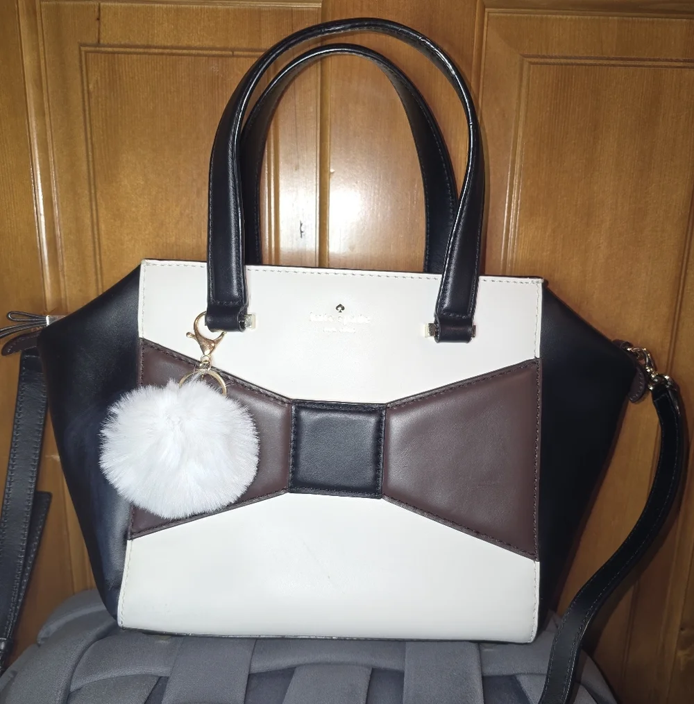 Kate Spade 2 Park Avenue Small Beau leather satchel in a multi-color block - Picture 1 of 6